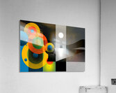 Orbit Spectrum – Color Meets Monochrome Abstract Art Print Impression acrylique