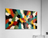 Burst Nexus – Abstract Color Burst Art Print Acrylic Print