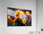 Bloom Rush – Floral Abstract Art Print Acrylic Print