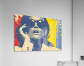 Shades in Primary Hues – Women’s Portrait Art Print Acrylic Print