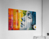 Spectrum Daydream - Floral Spectrum Portrait Art Print Acrylic Print