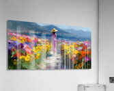 The Path – Impressionist Floral Landscape Print Acrylic Print