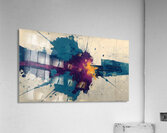 Impact Zone – Urban Splatter Abstract Print Acrylic Print