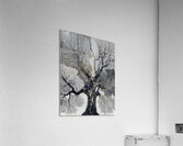 Veins of Time – Black and Gold Tree Abstract Print Impression acrylique