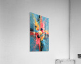 Quadrant Burst – Color Collision Abstract Print Acrylic Print