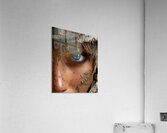 Blue Resolve – Warrior Portrait Art Print Acrylic Print