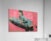 Bombshell Joyride – Pop Art Pin-Up Print Acrylic Print