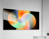 Chromatic Synergy – Gradient Orbital Abstract Print Acrylic Print