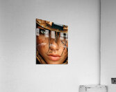 Steel Gaze – Warrior Portrait Art Print Acrylic Print