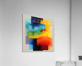 Chromatic Blocks VIII – Patchwork Abstract Print Acrylic Print