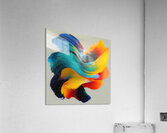 Chromatic Blocks IV  – Patchwork Abstract Print Acrylic Print