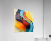 Chromatic Blocks VII – Patchwork Abstract Print Acrylic Print