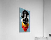 Color Stack Totem – Pop Abstract Sculpture Print Acrylic Print