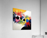 Orbital Dayglow – Splash & Orbs Abstract Print Acrylic Print