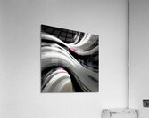 Silk Currents – Black & White Flow Print Acrylic Print