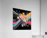 Arc Reactor – Neon Ribbon Abstract Print Acrylic Print