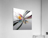 Vector Bloom – Kinetic Paint Splashes Print Acrylic Print