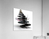 Zen Stack – Minimal Balance Stones Abstract Print Acrylic Print