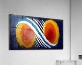 Tangerine Twins – Retro Pop Abstract Print Impression acrylique