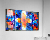 Petal Parade – Candy-Color Floral Abstract Print Acrylic Print