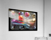 Space Jelly – Cosmic Surrealism Art Print Acrylic Print