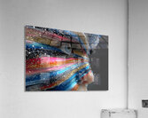 Starry Eyes – Cosmic Portrait Print Acrylic Print