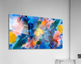 Prismatic Mist – Watercolor Cloud Abstract Print Acrylic Print