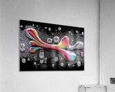 Chromatic Surge – Fluid Abstract Print Acrylic Print