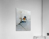Little Wanderer – Baby Penguin Watercolor Print Acrylic Print