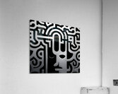 The Pattern of Thought – Minimal Abstract Print Acrylic Print