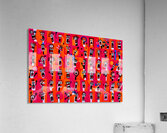 Wall of Screams – Pop Art Faces Print Acrylic Print