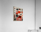 The Red King – Tribal Pop Expressionism Print Acrylic Print