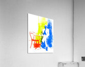 Cafe Chromatique – Modern Abstract Gentleman Print Acrylic Print