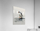 Watercolor Wanderer – Penguin Print Acrylic Print