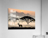 Whispering Plains – Saola Print Acrylic Print