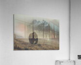 Spirit of the North – Grizzly in the Mist Print Acrylic Print