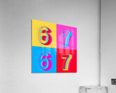 Six Seven – Gen Alpha Pop Art Print Acrylic Print
