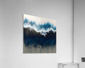 Deep Surge – Abstract Ocean Print Impression acrylique