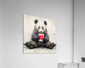 Street Panda – I Love You Print Acrylic Print