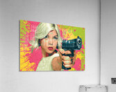 Neon Trigger – Pop Noir Print Acrylic Print