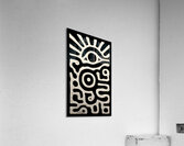 Eye of the Ancients – Tribal Abstract Totem Print Acrylic Print
