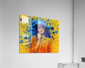 Vivid Rebellion – Color Splash Portrait Print Acrylic Print