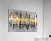 Urban Chaos – Abstract Cityscape Art Print Acrylic Print