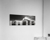 Silver Breaker – Black & White Ocean Wave Print Acrylic Print