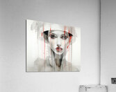 Psychosis – Abstract Expression Portrait Art Print Acrylic Print