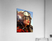Woman of War - Aviator Portrait Art Prints Acrylic Print