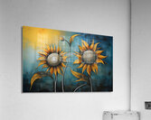 Flamboyant - Bold Sunflower Art Prints Acrylic Print