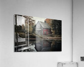 Farmhouse – Rustic Country Landscape Art Print Acrylic Print