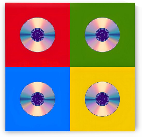 Permanent Mix – Compact Disc Pop Art Print by Savage Art Prints