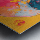 Uninhibited - Neon Skull Portrait Art Prints Impression metal